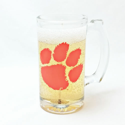 Clemson University Tigers South Carolina Beer Gel Candle - Click Image to Close