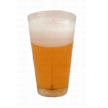 (image for) Realistic Frosty Beer Gel Candle