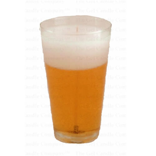 (image for) Realistic Frosty Beer Gel Candle