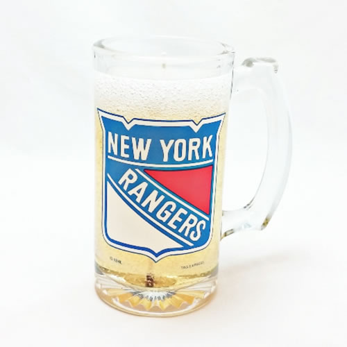 New York Rangers Beer Gel Candle