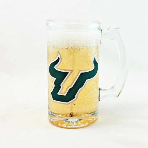 University South Florida Bulls Beer Gel Candle - Click Image to Close