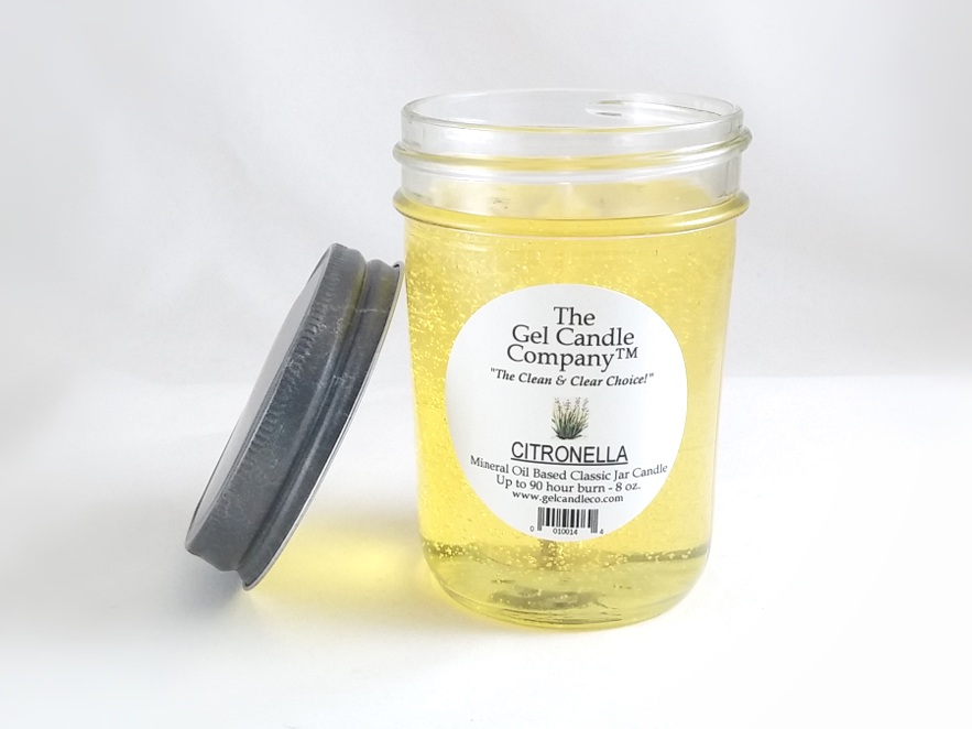 Citronella 90 Hour Gel Candle Classic Jar