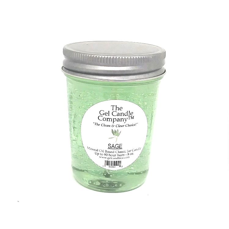 Sage 90 Hour Gel Candle Classic Jar - Click Image to Close