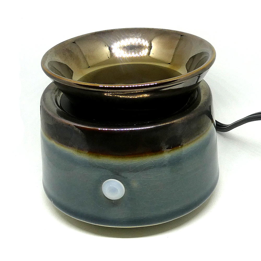 Copper & Sage Ceramic Electric Oil And Melt Warmer With Dish