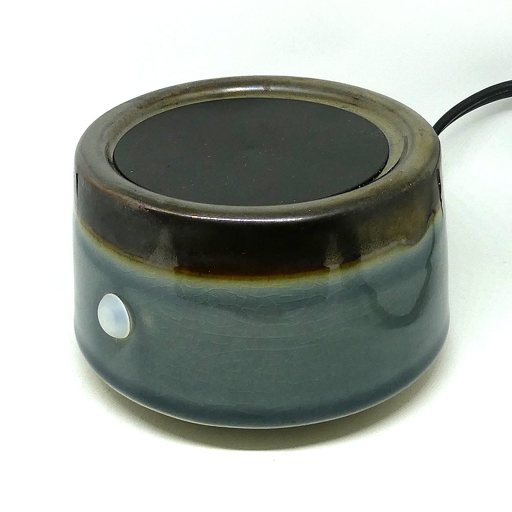 Copper & Sage Ceramic Electric Oil And Melt Warmer With Dish