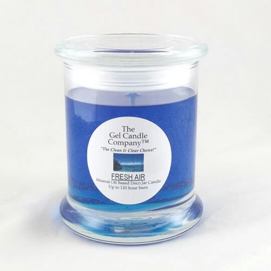 Fresh Air Scented Gel Candle up to 120 Hour Deco Jar