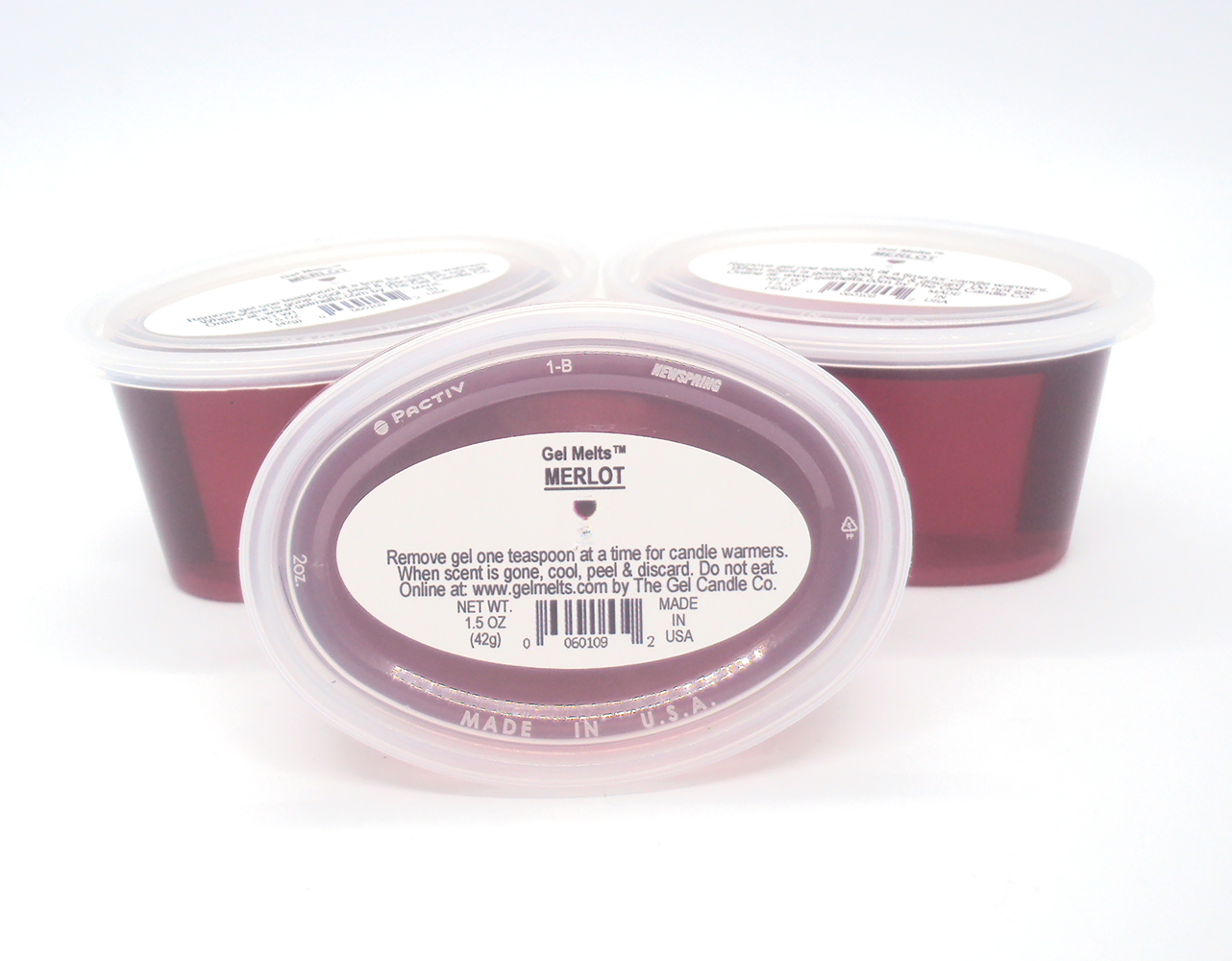 Merlot scented Gel Melts™ for warmers - 3 pack - Click Image to Close