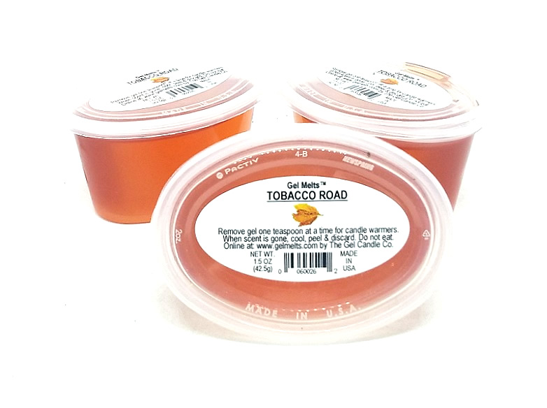 Tobacco Road scented Gel Melts™ for warmers - 3 pack - Click Image to Close