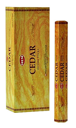 Cedar Incense - 20 Sticks 40 Minutes Each - 20g - Click Image to Close