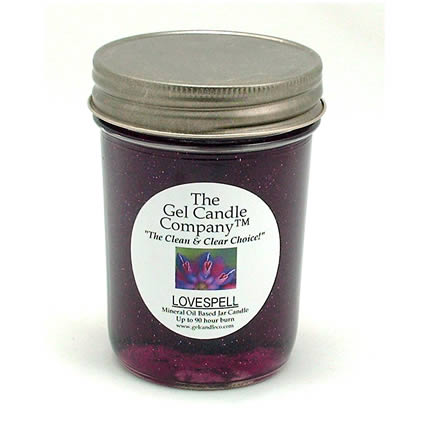 Lovespell 90 Hour Gel Candle Classic Jar - Click Image to Close