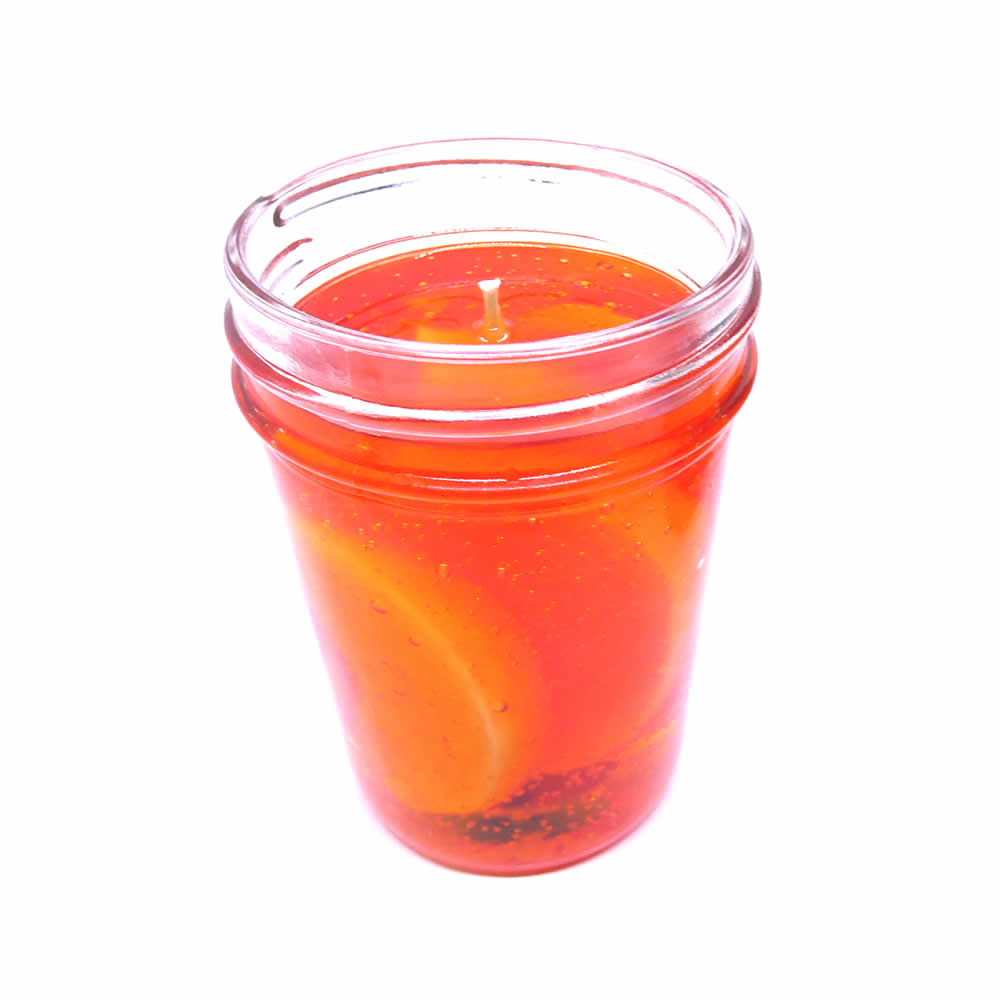 Peach Scented Gel Jams™ Candle Jar - Click Image to Close