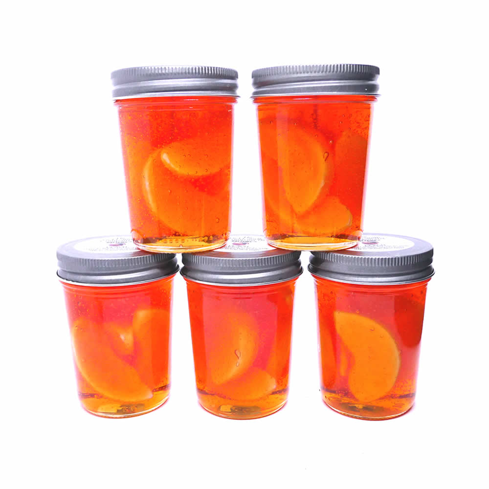 Peach Scented Gel Jams™ Candle Jar