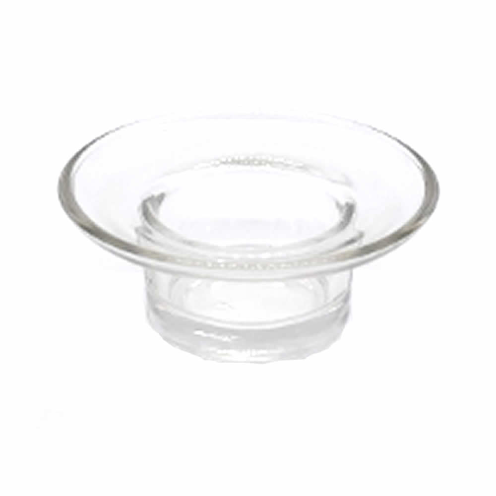 Round Clear Dish Deep Flat Bottom Replacement For Warmers - Click Image to Close