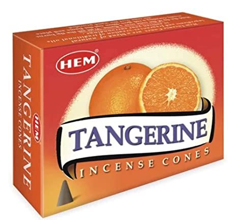 Tangerine - Box of 10 Incense Cones - Click Image to Close