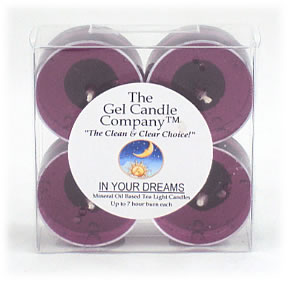 (image for) In Your Dreams Scented Gel Candle Tea Lights - 4 pk.