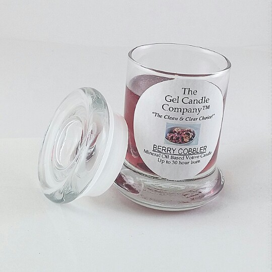 Berry Cobbler Scented Gel Candle Votive - Click Image to Close